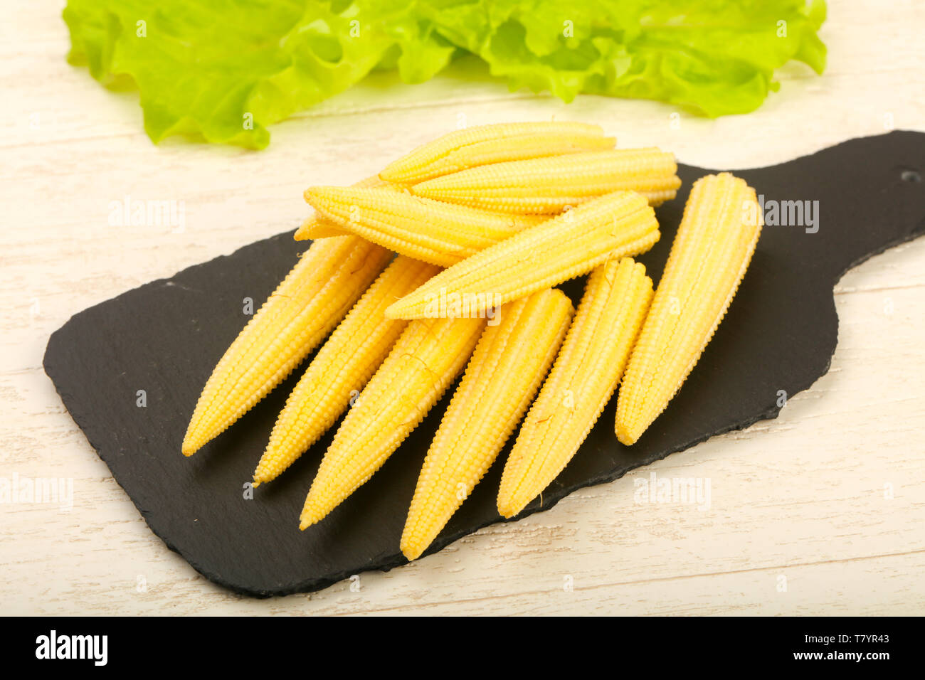 Young raw baby corn Stock Photo Alamy