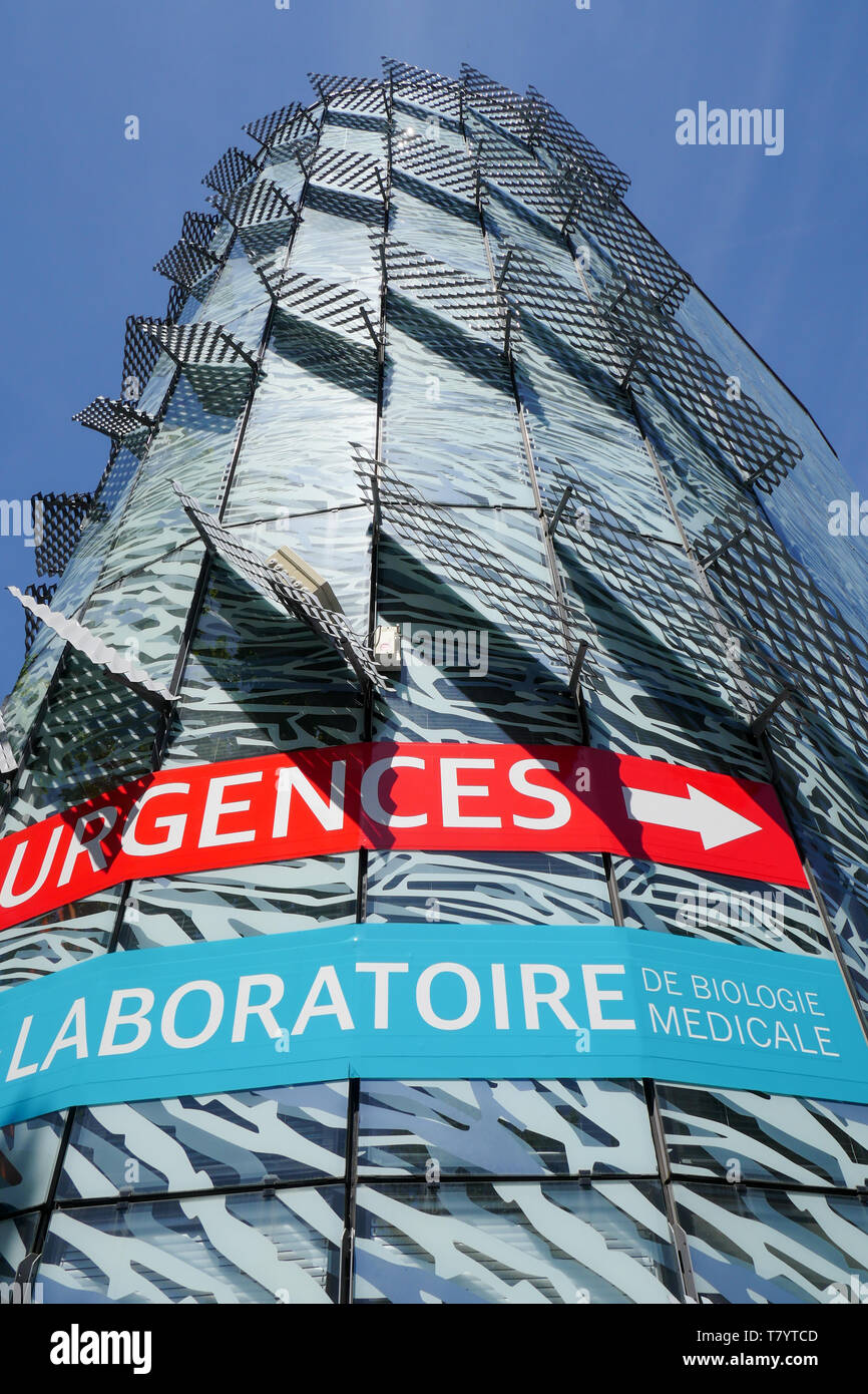 Medical Biology laboratory, Private Mermoz Hospital, Lyon, France Stock ...