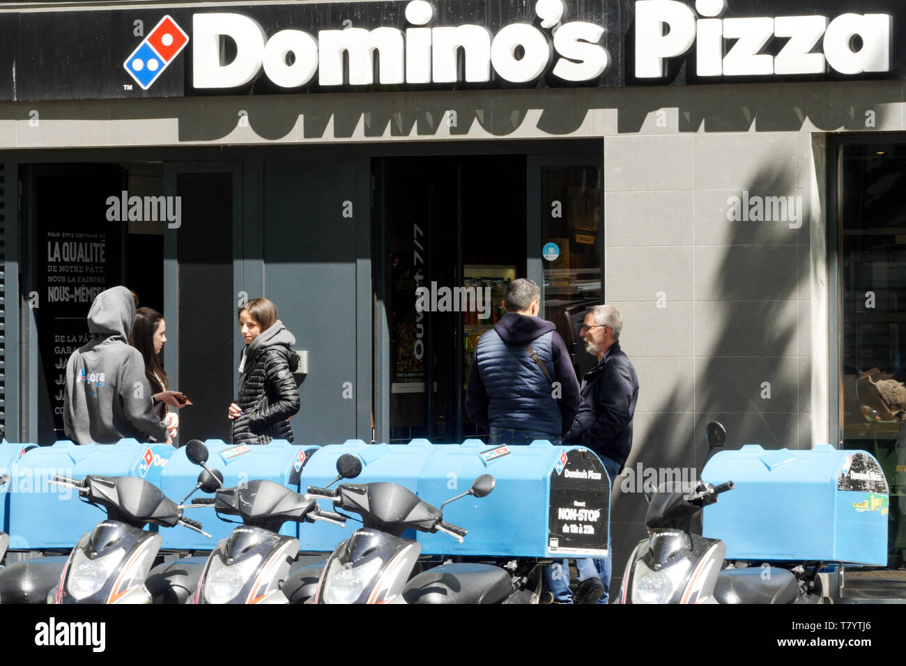Domino's Pizza restaurant, Lyon, France Stock Photo - Alamy