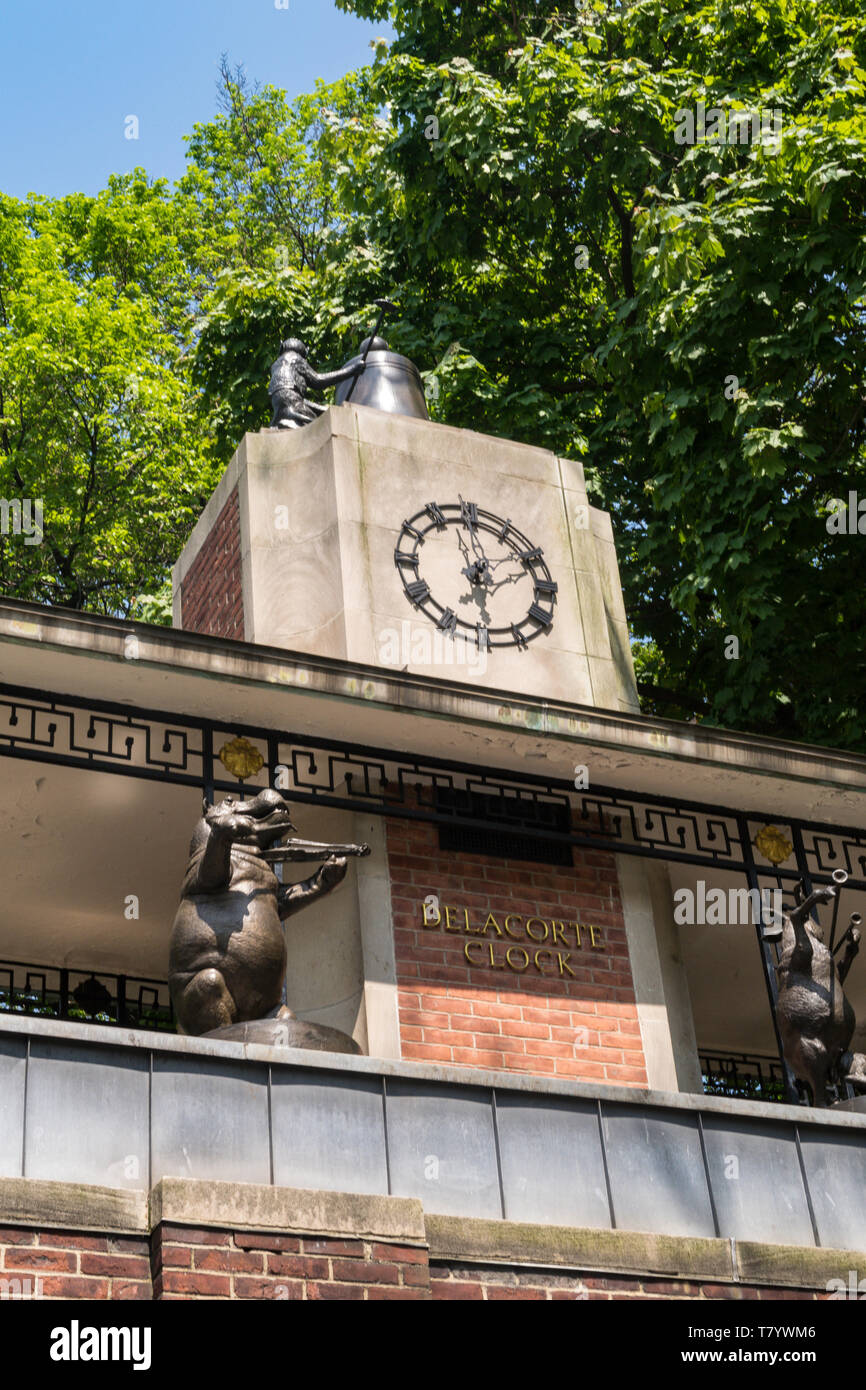 Delacorte Clock is one of the most beloved monuments in Central Park