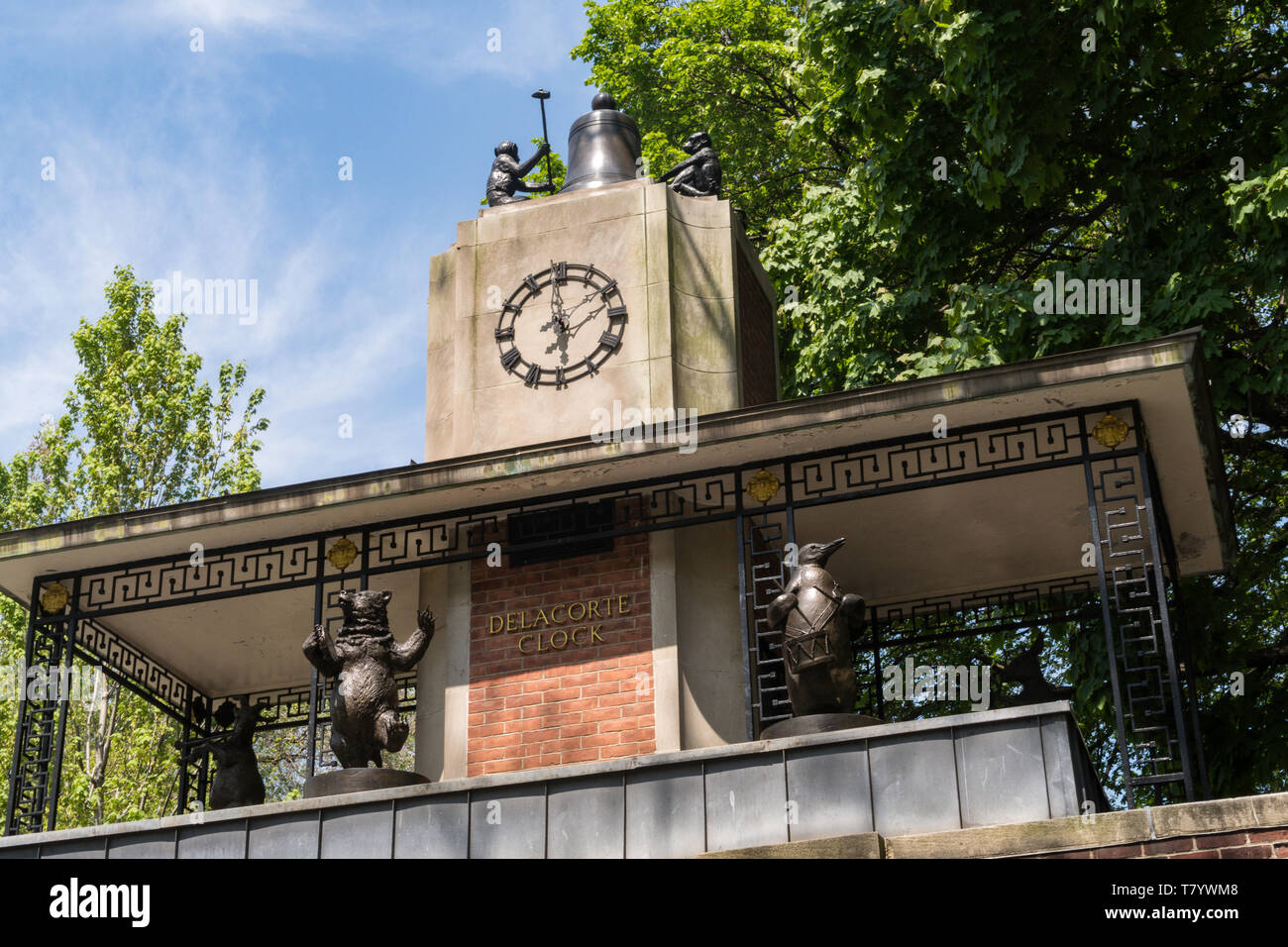 Delacorte Clock is one of the most beloved monuments in Central Park