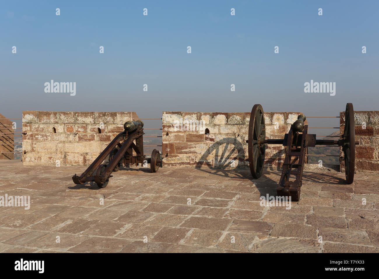 Meherangarh Fort - Jodhpur -- Rajasthan Stock Photo