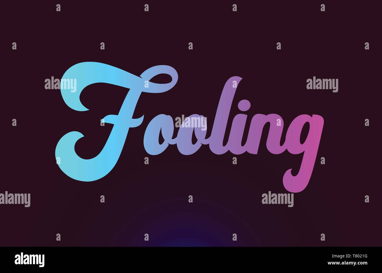 Fooling pink word or text suitable for card icon or typography logo ...