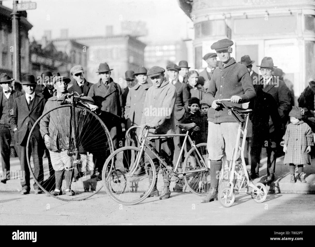 Penny-Farthing, Bicycle, Miniature Bike, 1919 Stock Photo