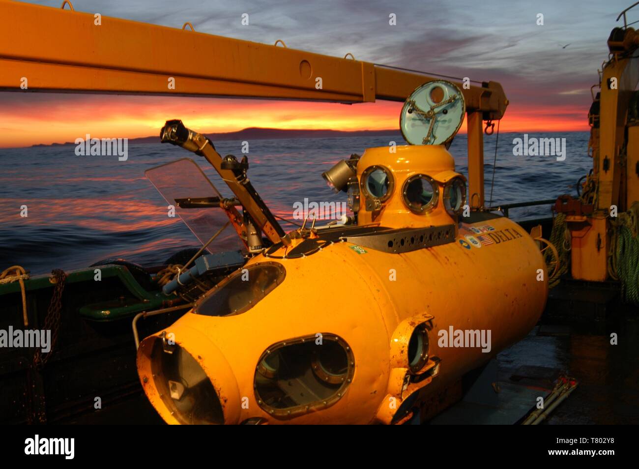 Delta Submersible Craft Stock Photo