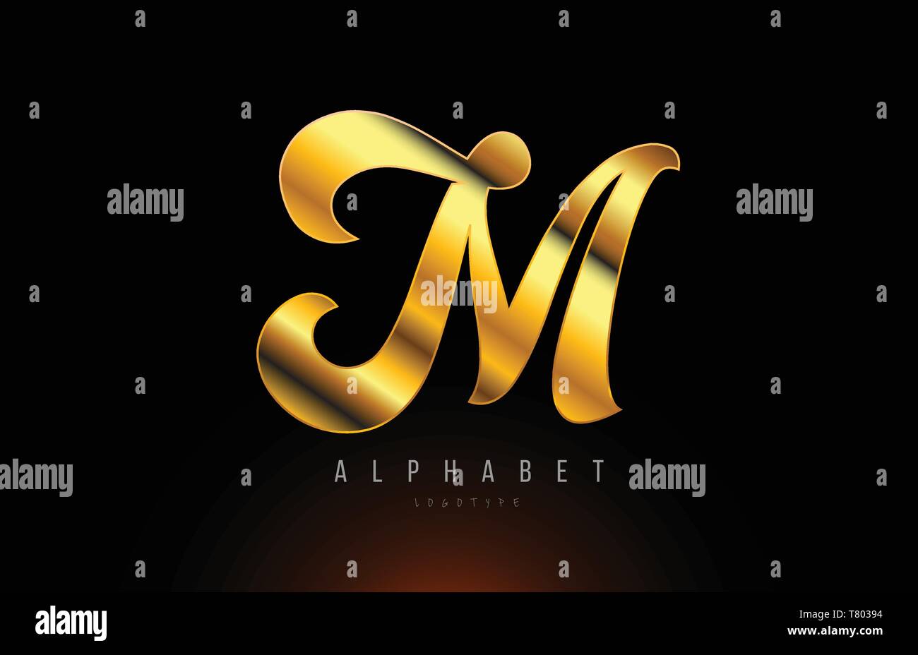 Letter m logo template stock image. Image of monogram - 166727459