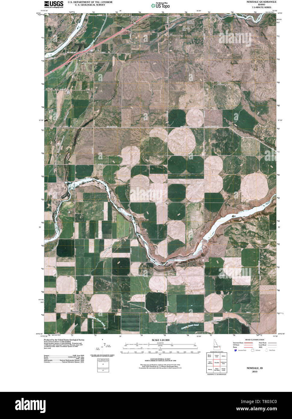 Map of newdale hires stock photography and images Alamy
