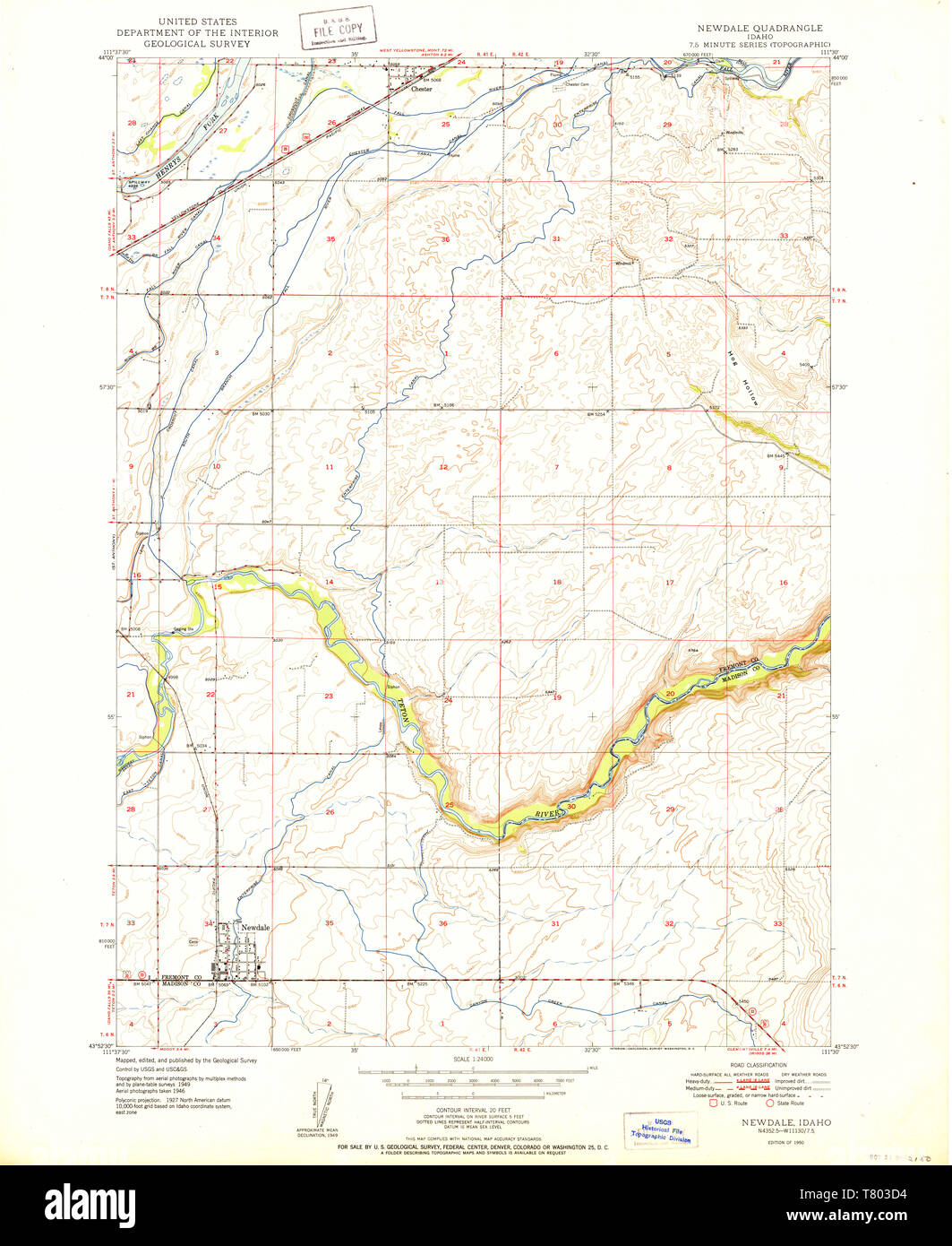 Map of newdale hires stock photography and images Alamy