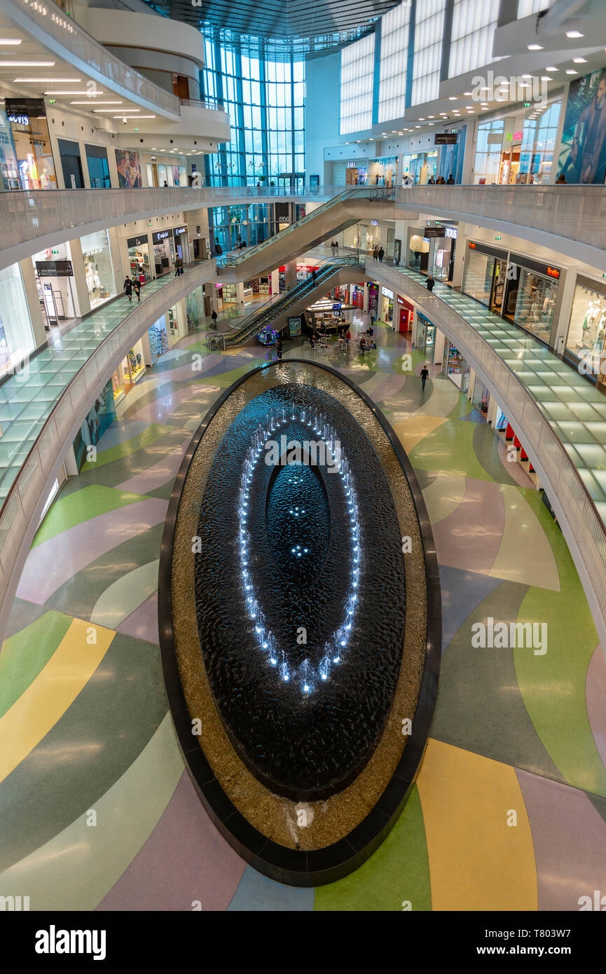 Interior of Alameda Shopping mall in Porto, Portugal Stock Photo - Alamy
