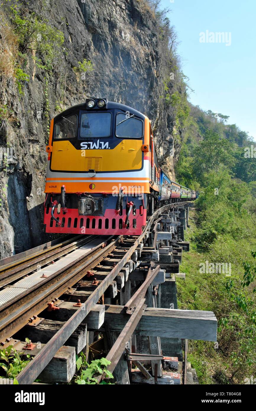 wooden passenger train