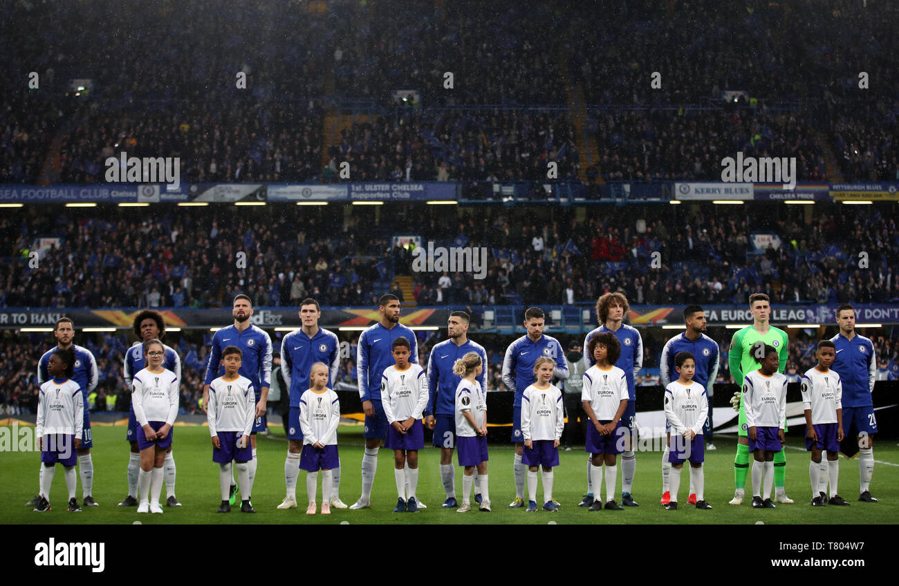 The chelsea team line up hi-res stock photography and images - Alamy