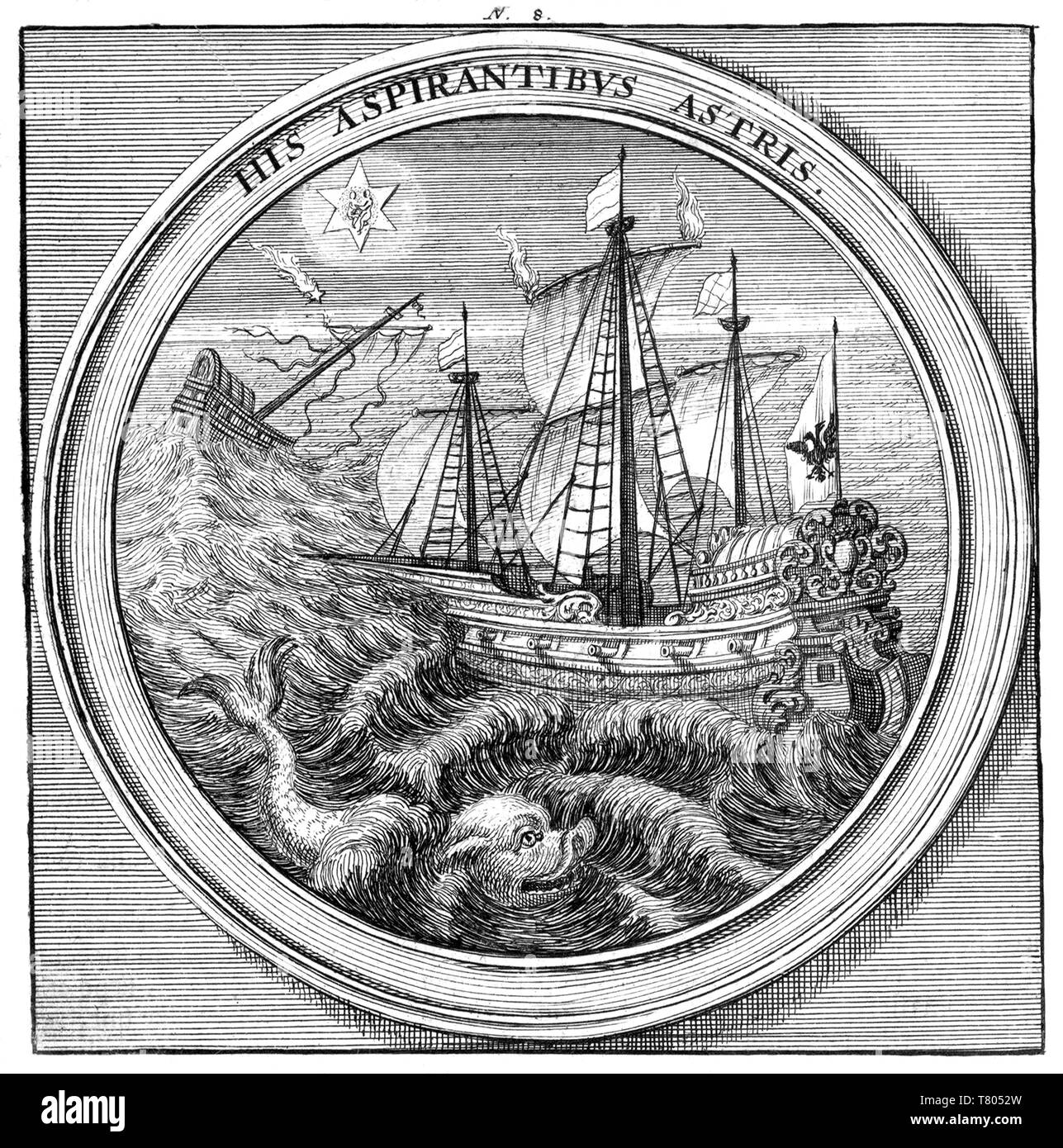Meteorologia, North Star, 1709 Stock Photo