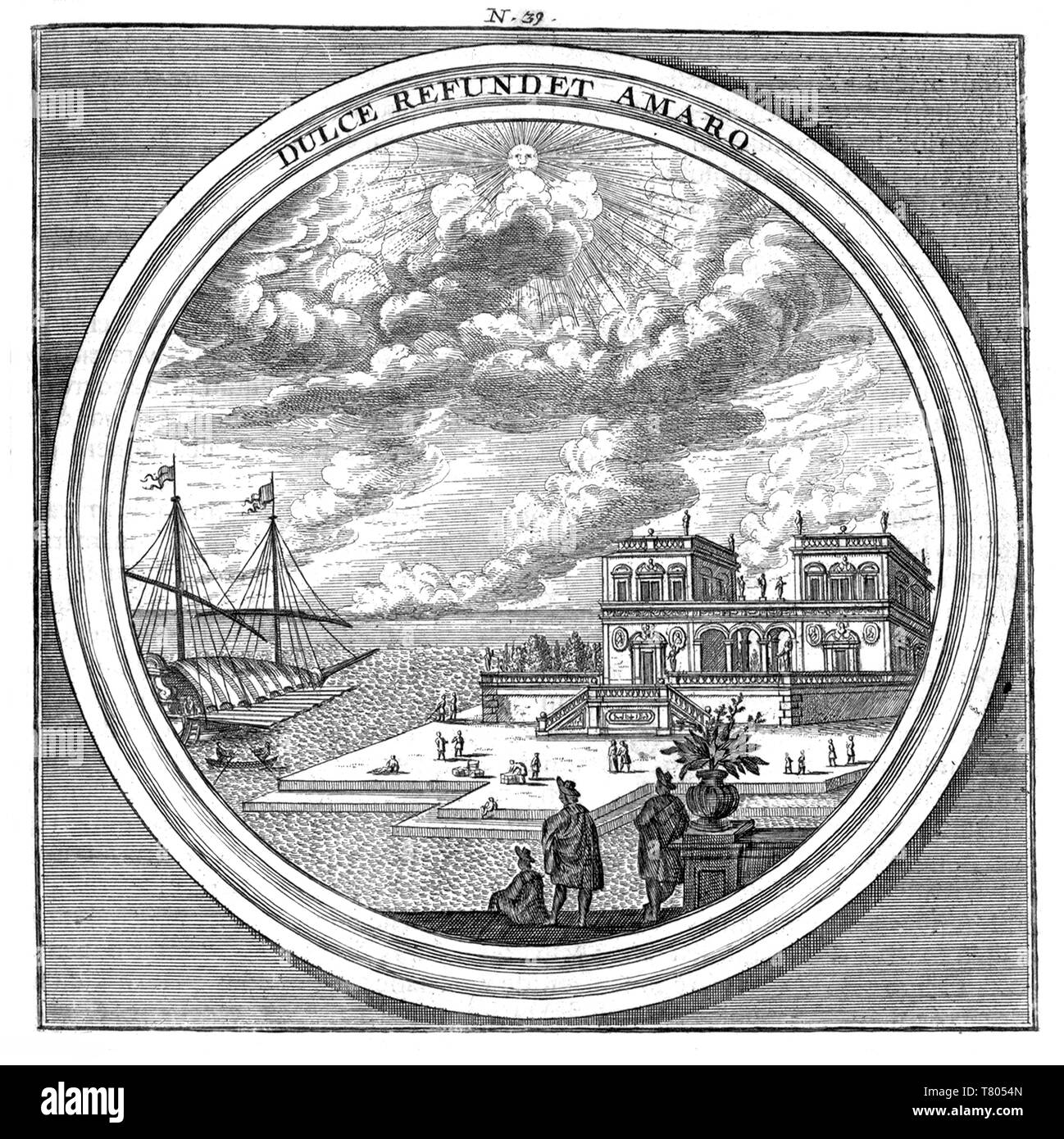 Meteorologia, 1709 Stock Photo