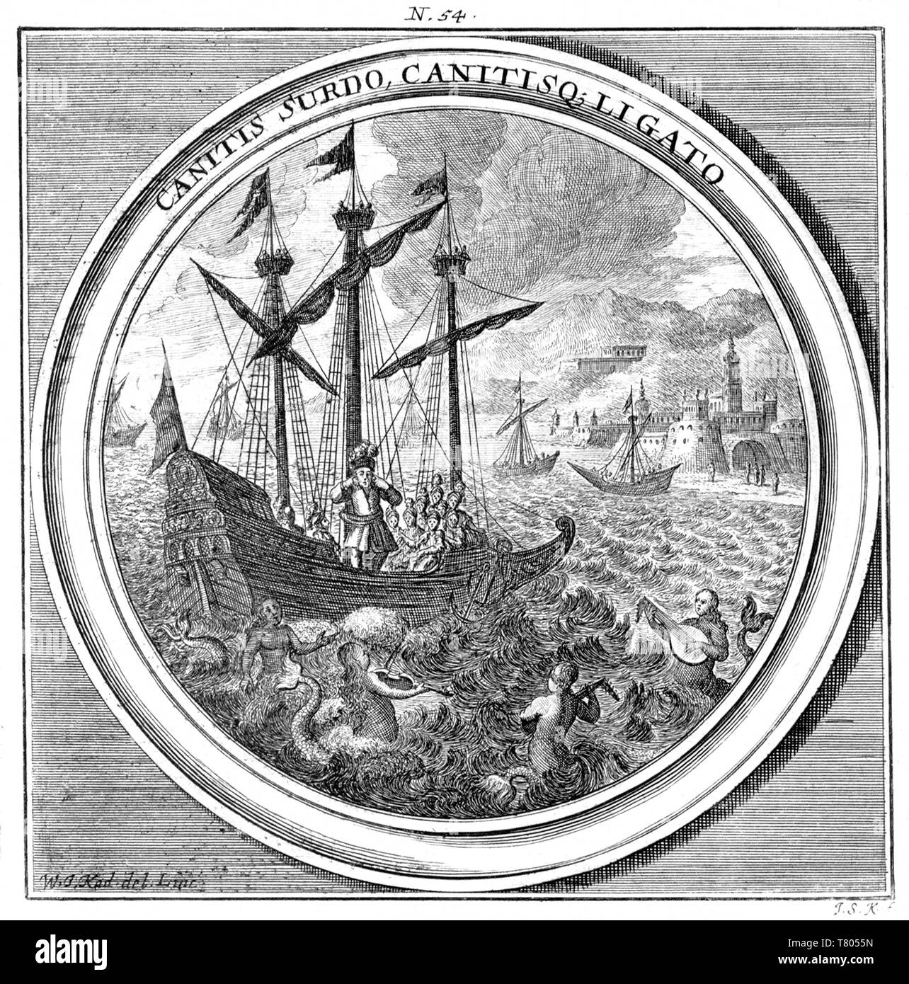Meteorologia, Sirens, 1709 Stock Photo