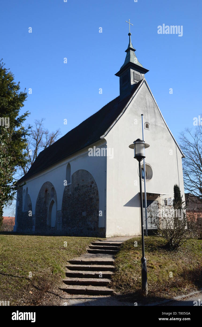 Martin Church in Linz, Austria Stock Photo