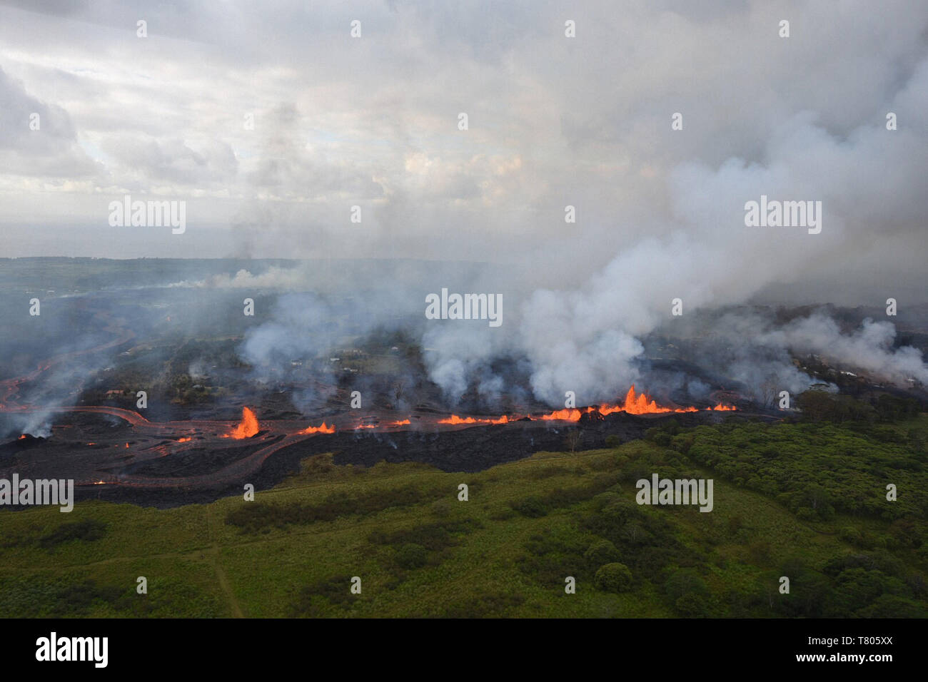 Kilauea Eruption 2018 Stock Photo - Alamy