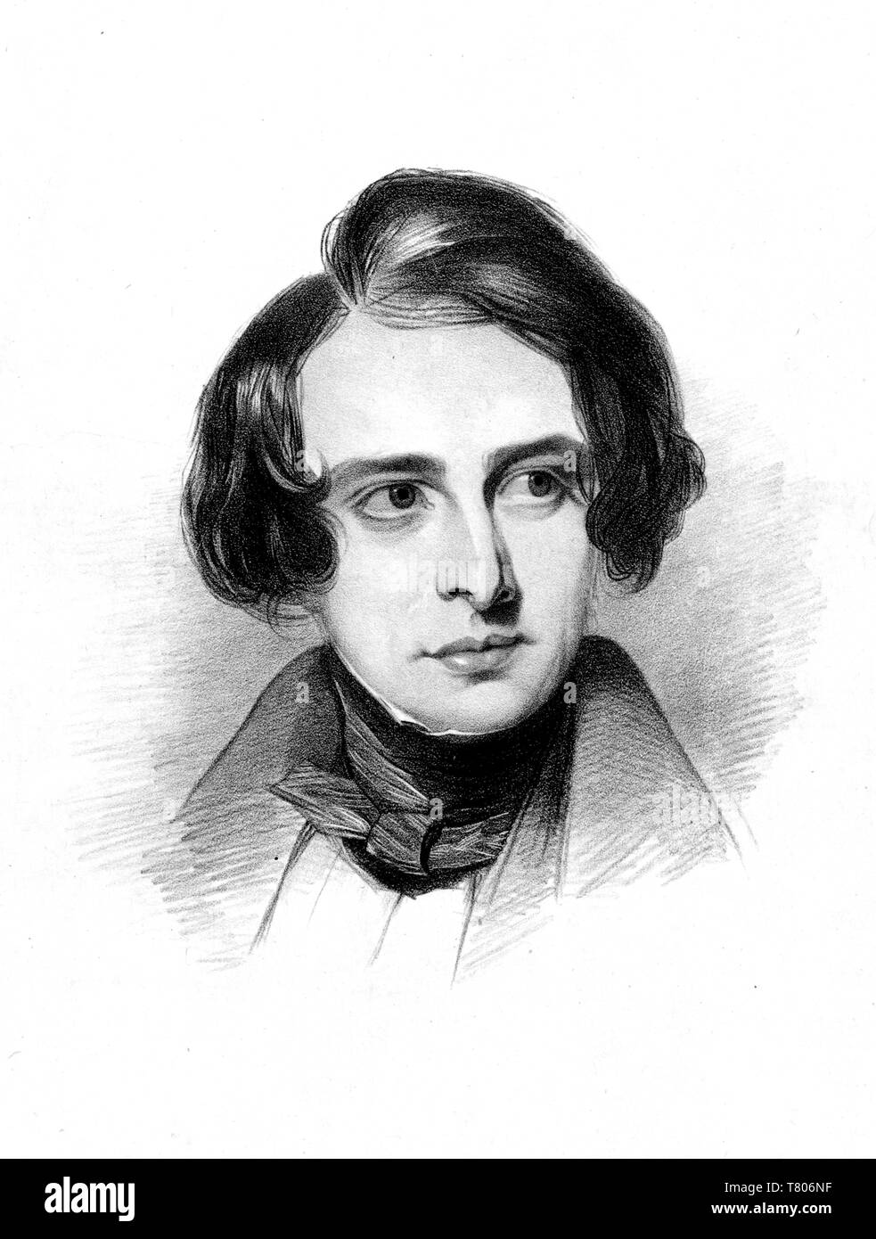 Charles Dickens, English Author Stock Photo