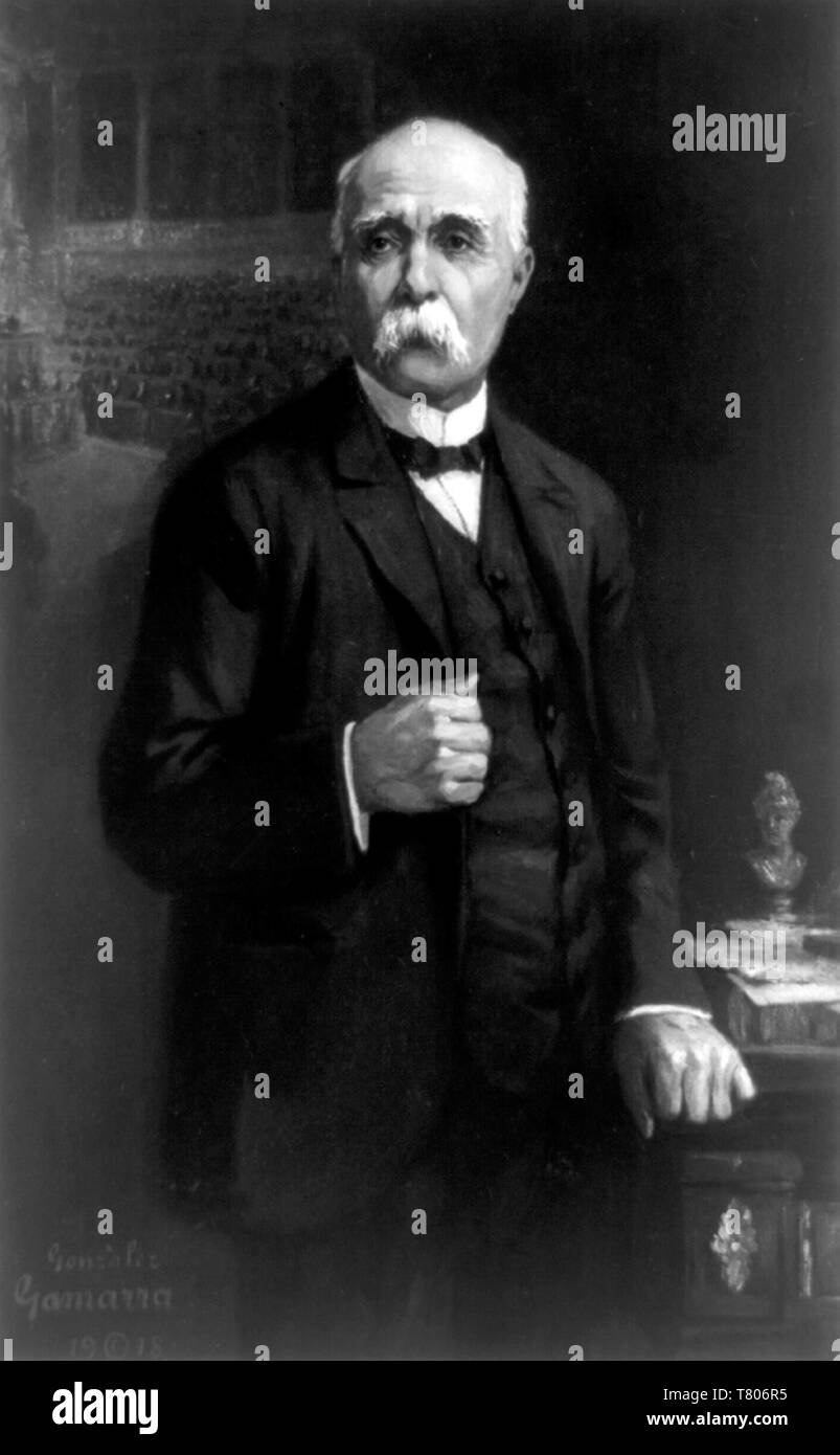 Georges Benjamin Clemenceau, French Politician Stock Photo