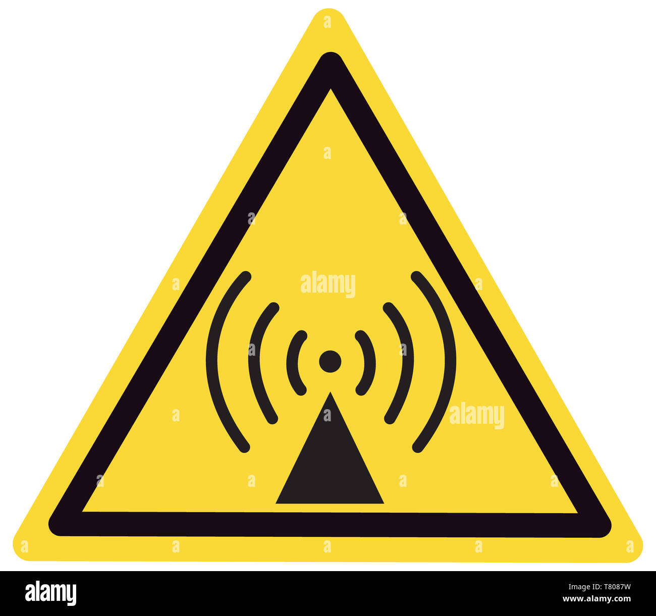 Radio Waves Sign, Illustration Stock Photo