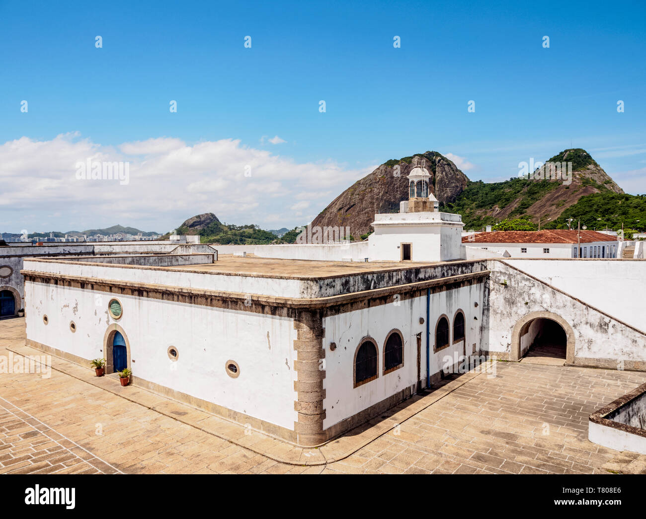 Santa Cruz da Barra Fort, Niteroi, State of Rio de Janeiro, Brazil, South America Stock Photo
