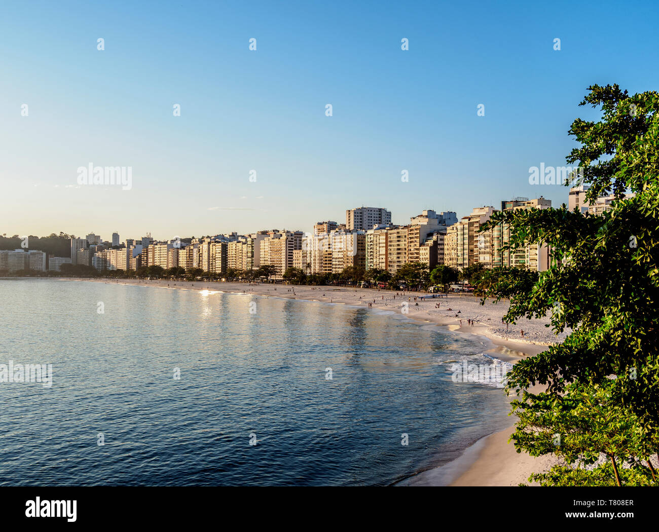 Icarai Beach and Neighbourhood, Niteroi, State of Rio de Janeiro, Brazil, South America Stock Photo
