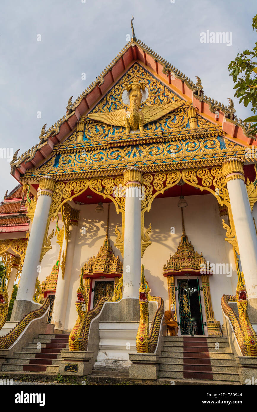 The colourful temple at the Office of National Buddhism, in Phuket Town, Phuket, Thailand, Southeast Asia, Asia Stock Photo