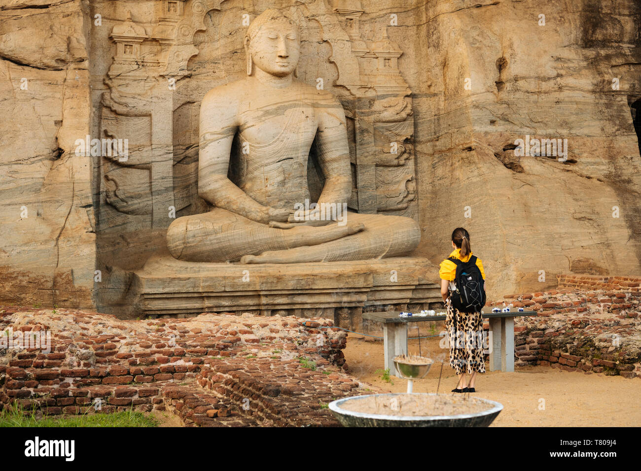 Gal Vihara Temple, Polonnaruwa, UNESCO World Heritage Site, North Central Province, Sri Lanka, Asia Stock Photo