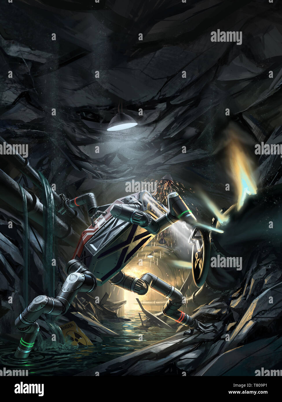 RoboSimian, Illustration Stock Photo