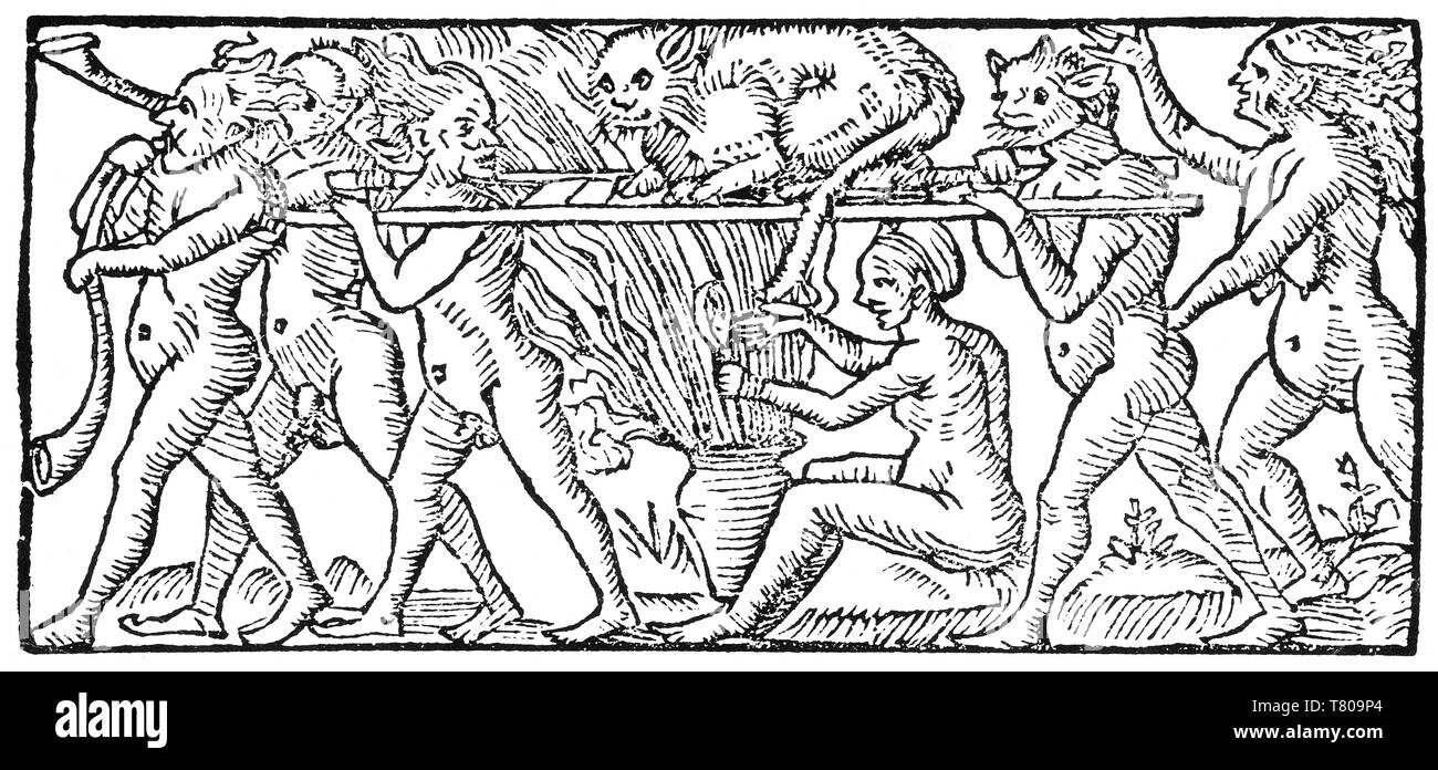 Warlocks and Witches, 1489 Stock Photo