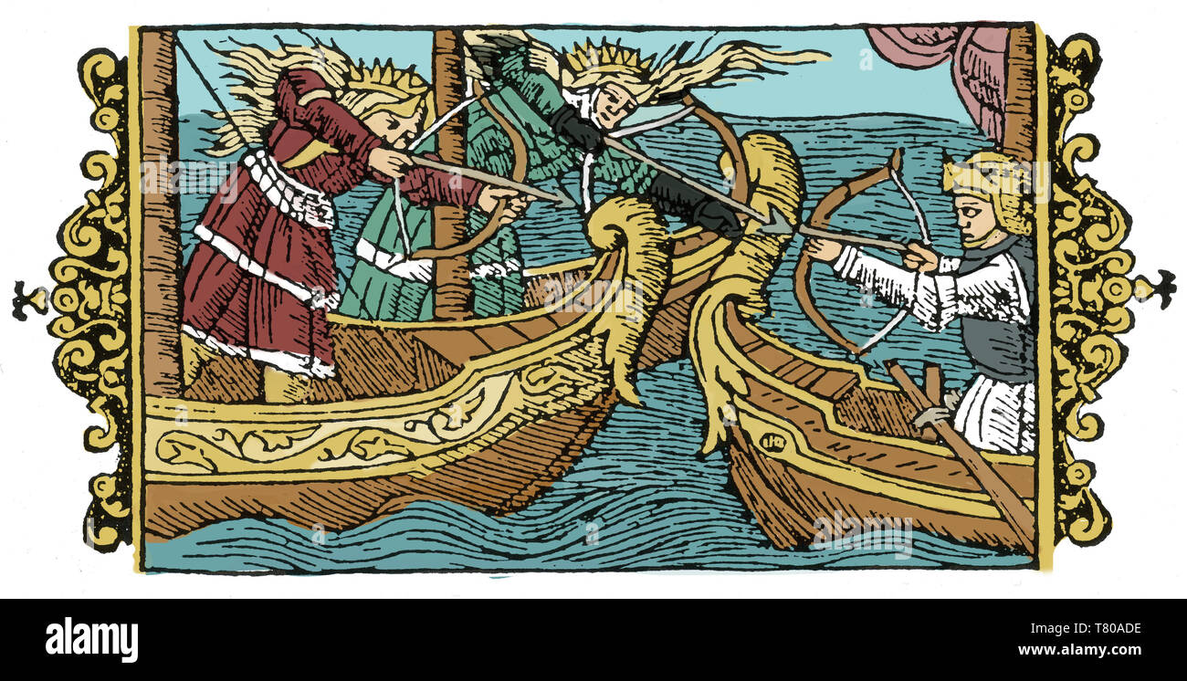 Viking female artwork hi-res stock photography and images - Alamy