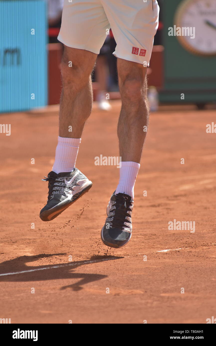Madrid, Spain. 09th May, 2019. Tennis: 2019 Mutua Madrid Open Tennis  tournament - Individual, men - Roger Federer (