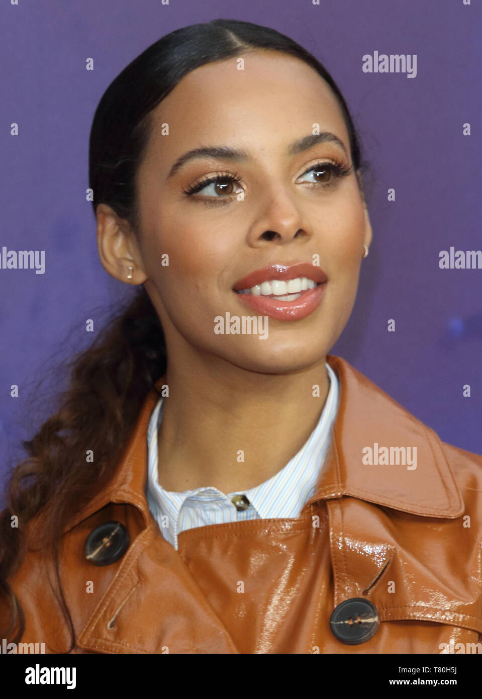 Rochelle Humes attends the Aladdin European Gala Screening at the Odeon