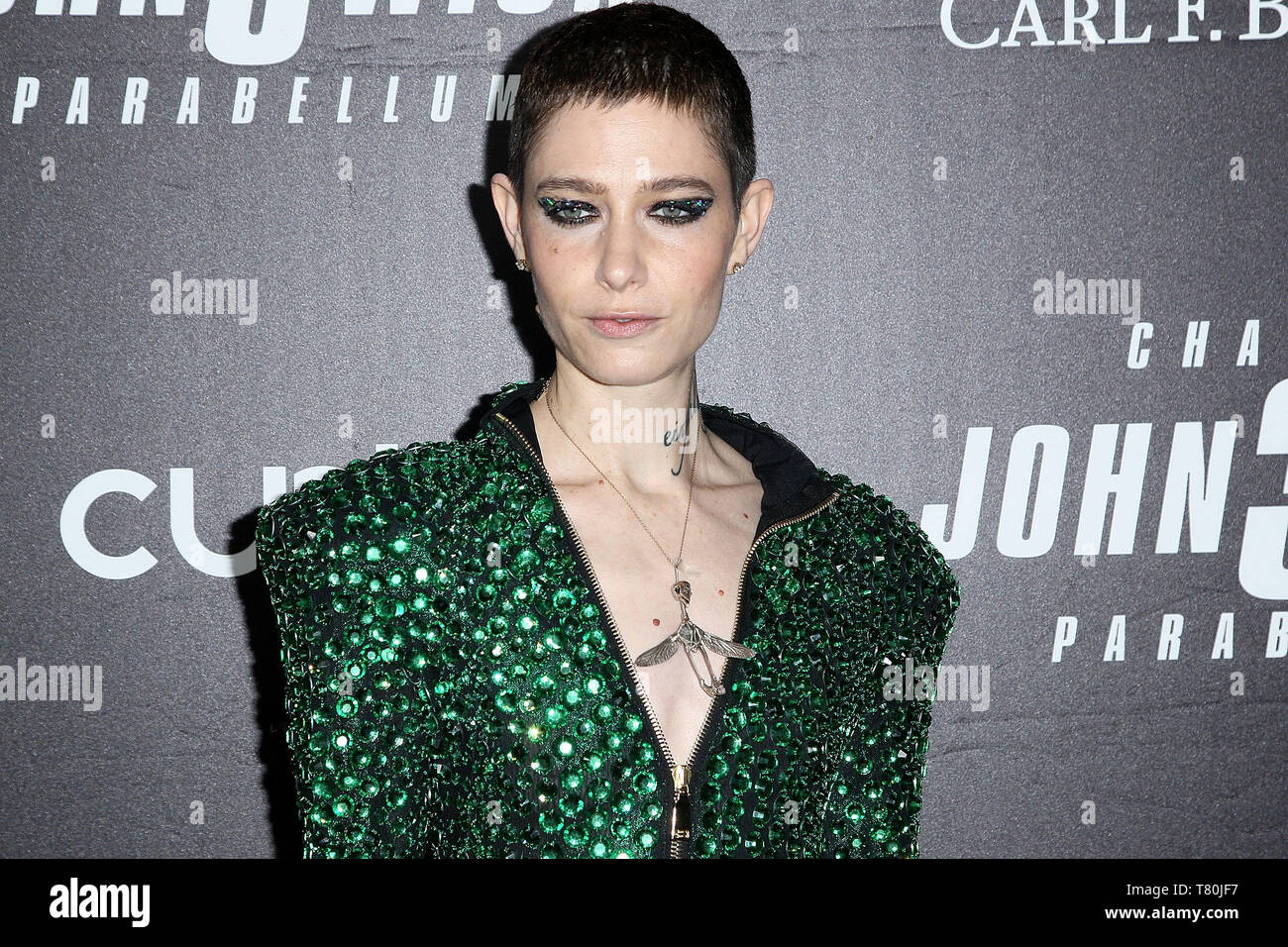 Brooklyn, USA. 9 May, 2019. Asia Kate Dillon at the JOHN WICK: CHAPTER 3 - PARABELLUM World Premiere at 1 Hanson Place. Credit: Steve Mack/Alamy Live News Stock Photo