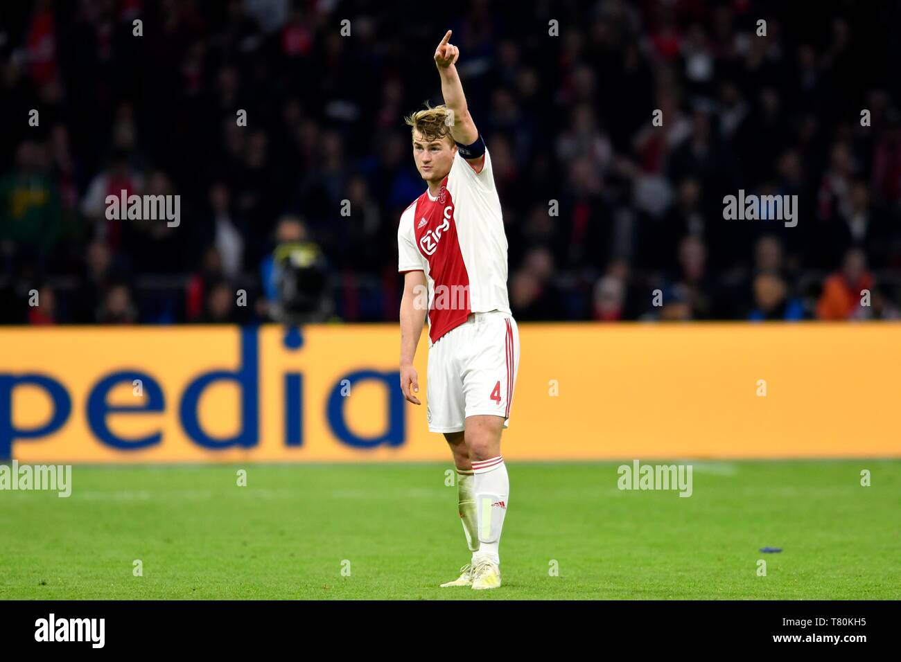 Matthijs de Ligt (Ajax). Football Champions League 2018/2019 semi final Ajax-Tottenham  Hotspur on May 8, 2019 in Amsterdam, The Netherland (Photo by Sander  Chamid/SCS/AFLO) HOLLAND OUT Stock Photo - Alamy