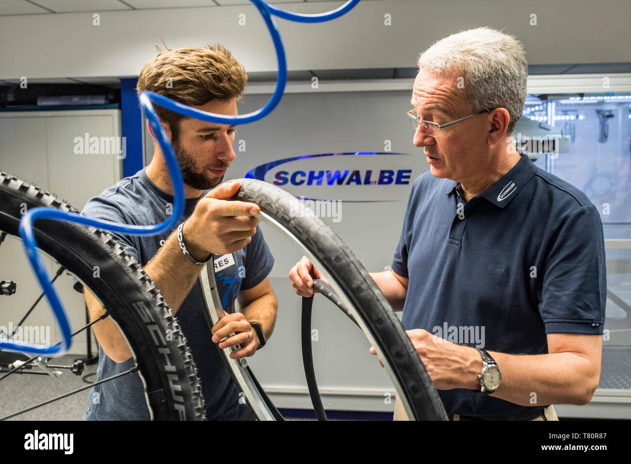 Firma Schwalbe/Ralf Bohle GmbH mit dem Geschäftsführer Frank Bohle Stock  Photo - Alamy