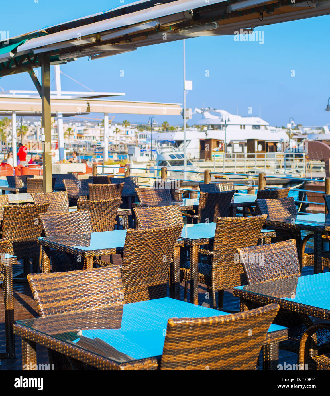 Paphos harbour restaurant hires stock photography and images Alamy