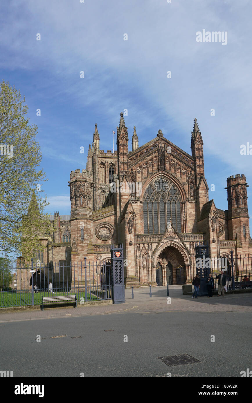 Hereford Cathedral 1 Stock Photo Alamy
