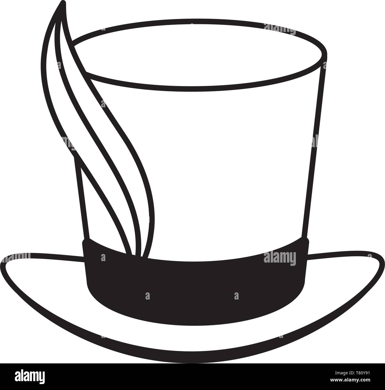 top hat feather brazil carnival Stock Vector Image & Art Alamy