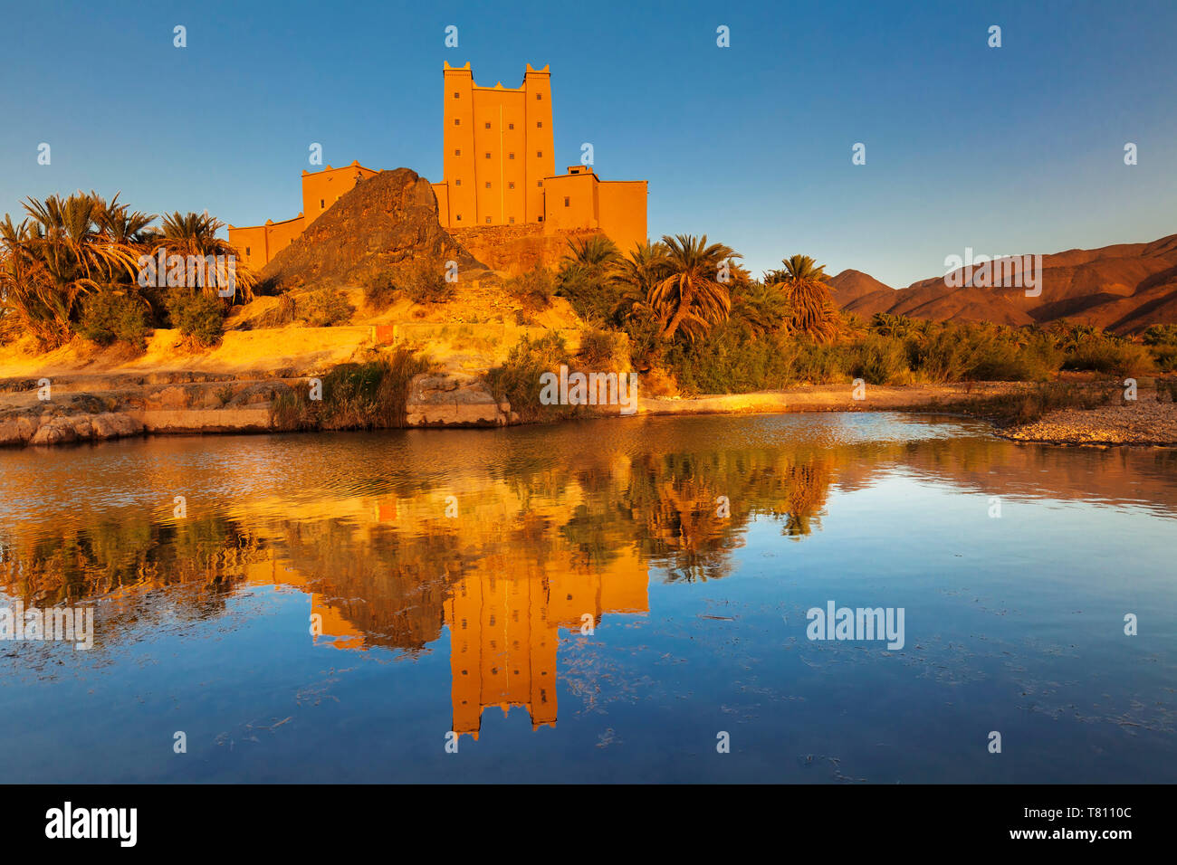 Ait Hamou ou Said Kasbah, Draa River, Draa Valley, Morocco, North Africa, Africa Stock Photo