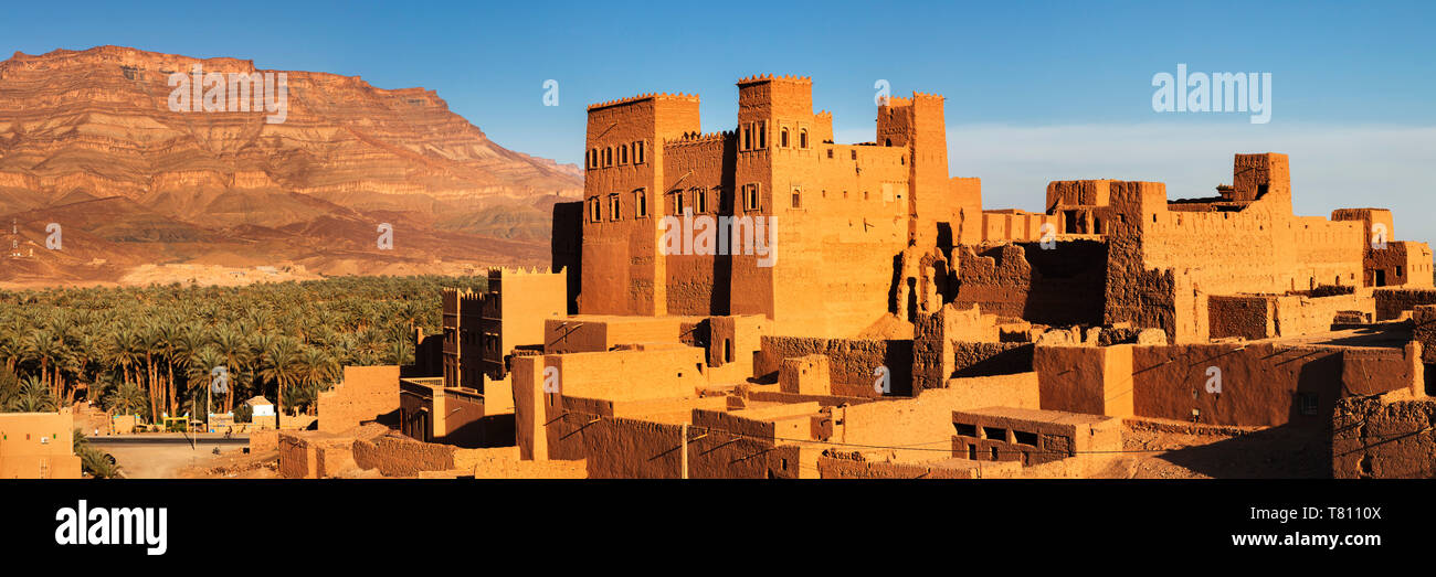 Kasbah Oulad Othmane, Draa Valley, Atlas Mountains, Morocco, North Africa, Africa Stock Photo