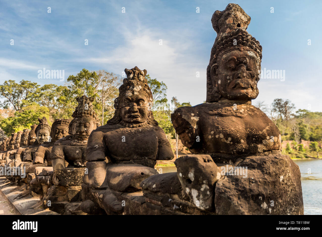 Angkor Wat temples, Angkor, UNESCO World Heritage Site, Siem Reap, Cambodia, Indochina, Southeast Asia, Asia Stock Photo