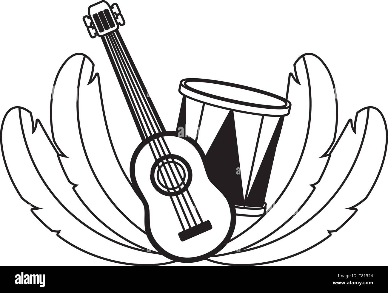 drum guitar brazil carnival Stock Vector Image & Art - Alamy