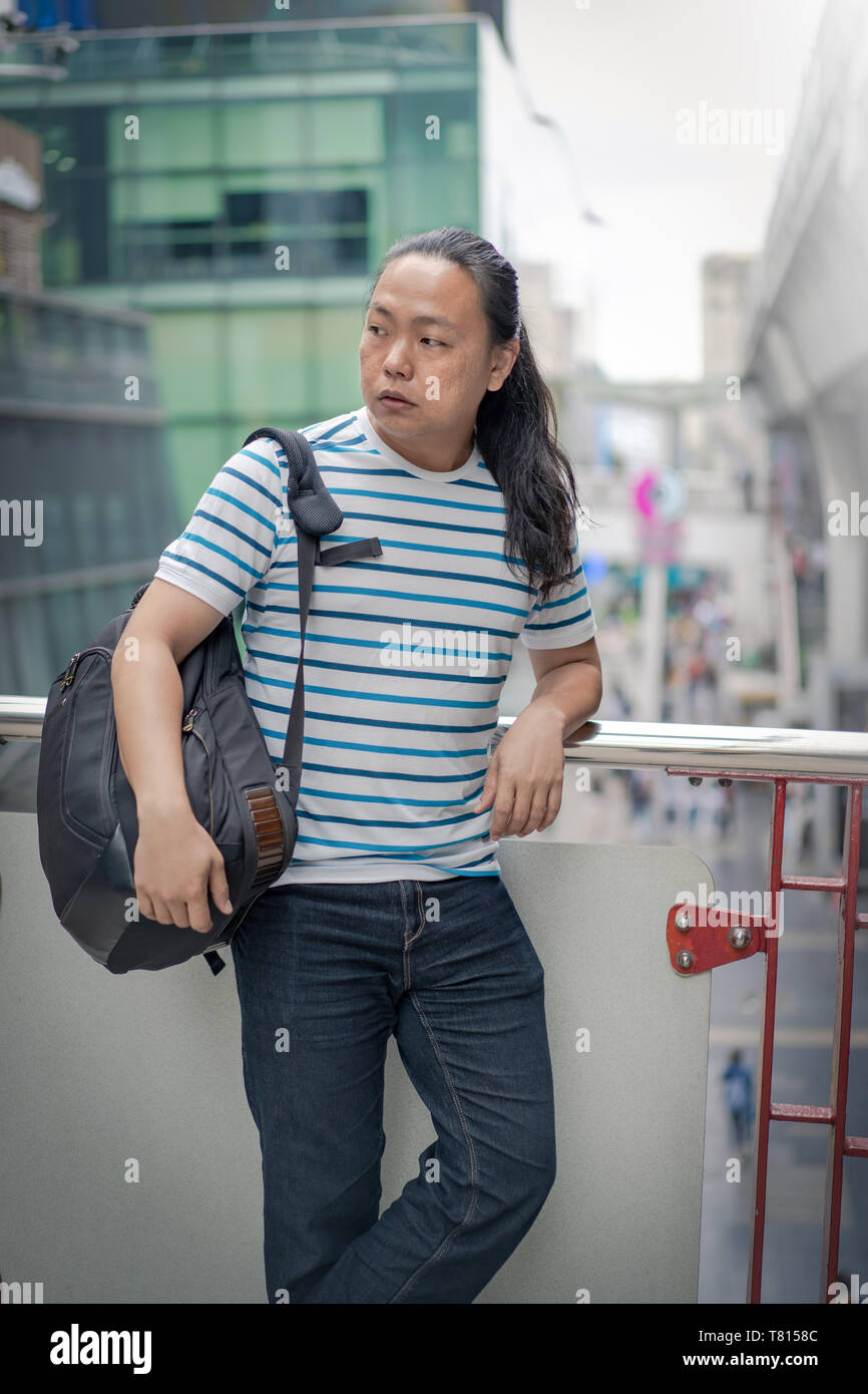 Japanese Young Handsome Long Hair Stock Photos Japanese Young