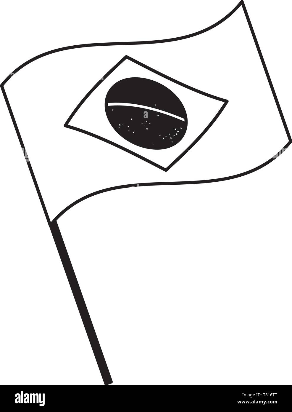 brazil-flag-symbol-stock-vector-image-art-alamy