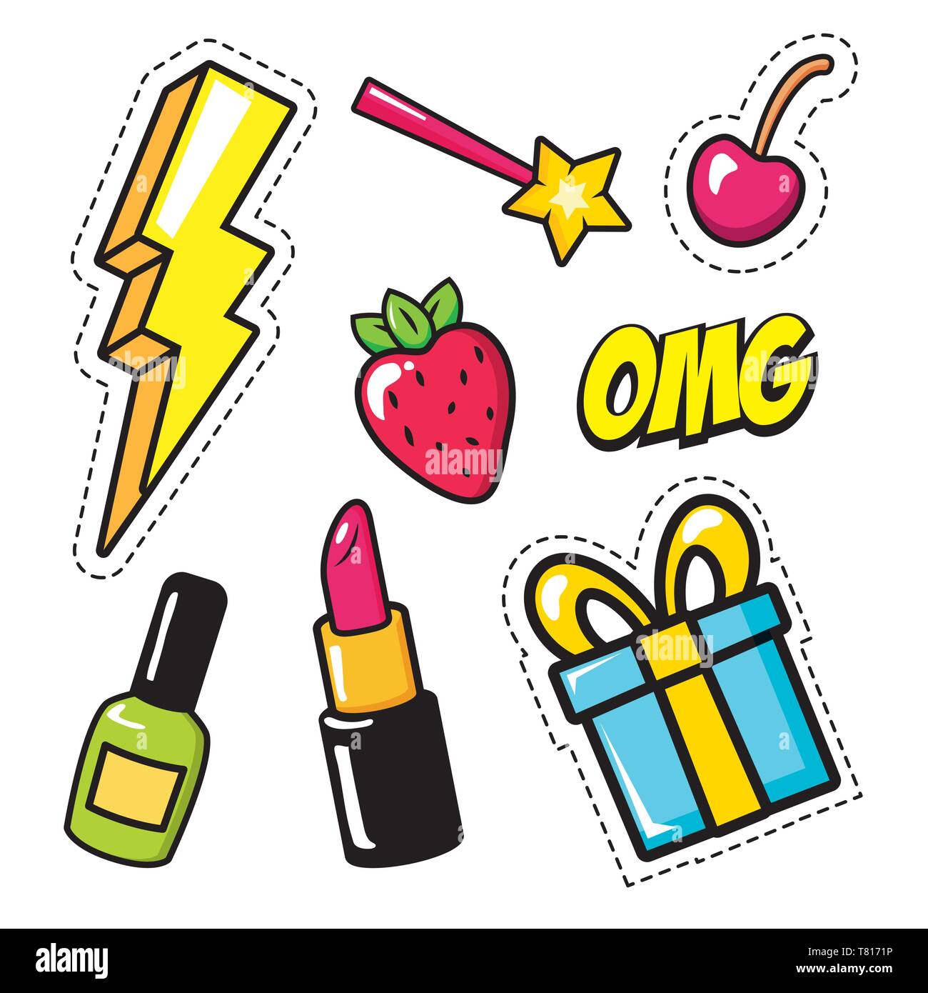Pop Art Elements Stock Vector Image Art Alamy pop-art-elements-stock-vector-image-art-alamy