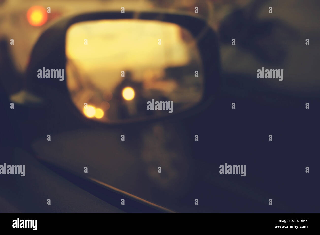 Driving a car at night blurred background Stock Photo Alamy