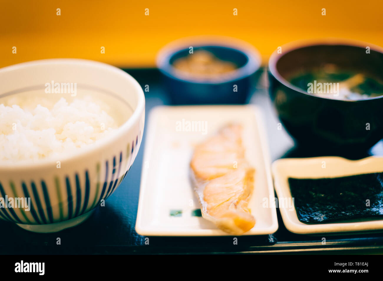 Japanese breakfast rice fish hires stock photography and images Alamy