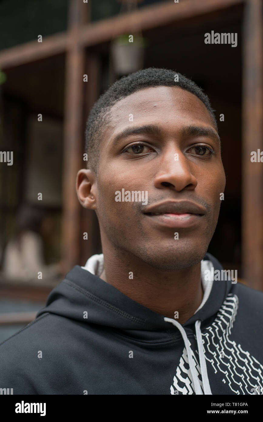 street portrait taken in Philadelphia Pennsylvania, Stock Photo