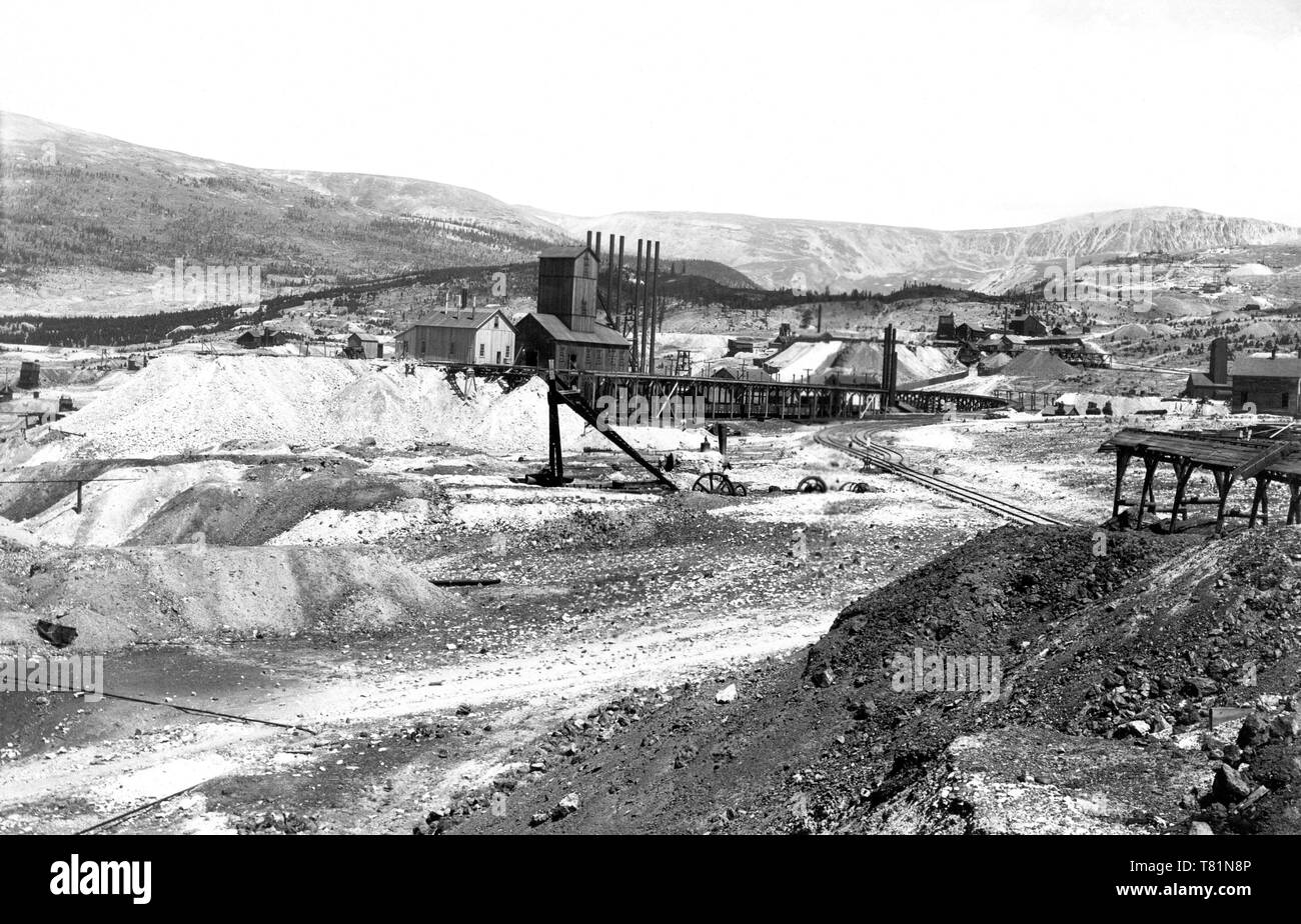 Wolftone Mine, Colorado Stock Photo
