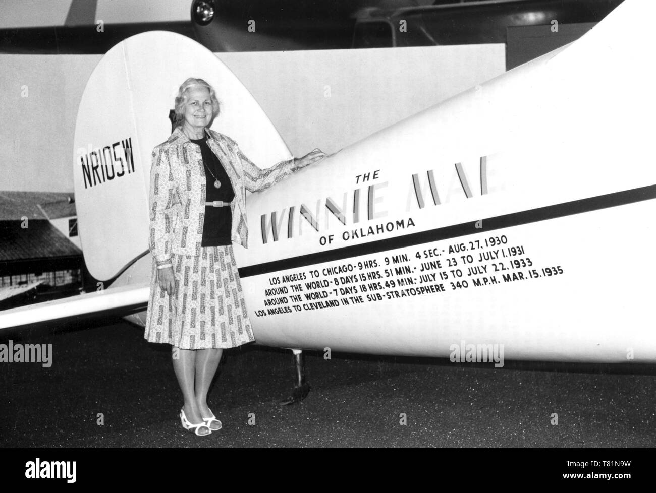 Fay Gillis Wells, American Aviatrix and Journalist Stock Photo